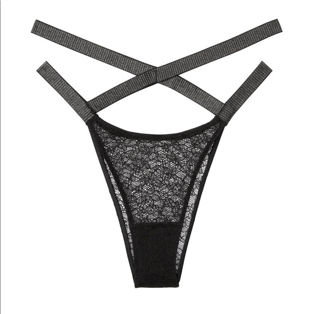 Very Sexy Strappy Lace Brazilian Panty - Picture 4 of 5